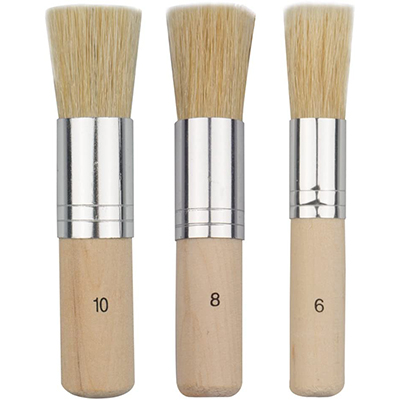 COCODE Wooden Stencil Brush (Set of 3)