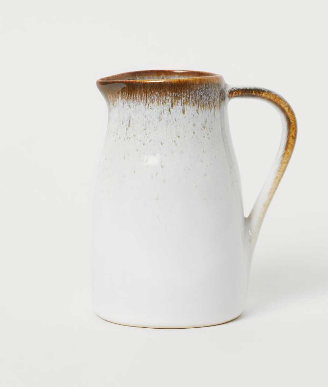 H and M Stoneware Pitcher