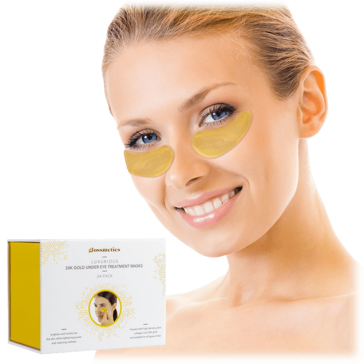 Glossmetics 24K Gold Under Eye Collagen Treatment Masks