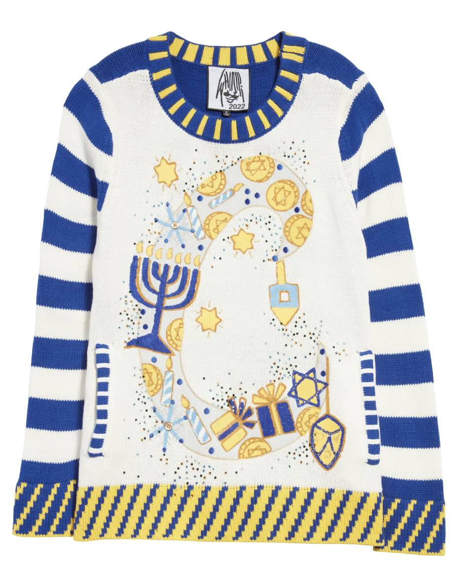 WHOOPI C is for Chanukah Sweater