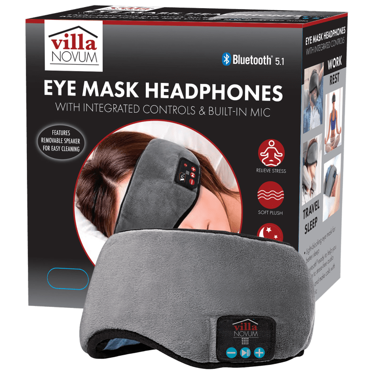 Villa Novum Sleeping Eye Mask with Integrated Speakers