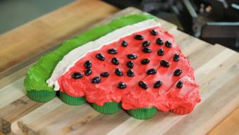 watermelon pull-apart cake