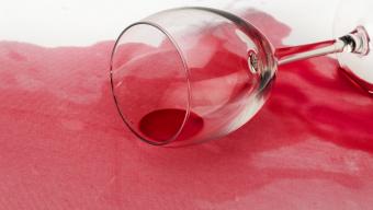 red wine spill