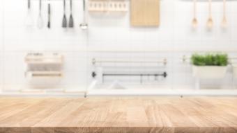 butcher block counter