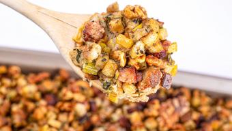 Italian Sausage, Browned Butter, Apple & Onion Stuffing