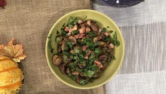 chestnuts with pancetta