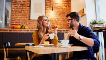 Couple on a date