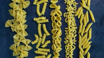 pasta shapes