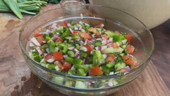 Easy Chopped Vegetable Salad