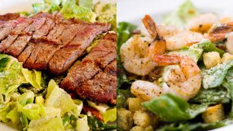 surf n turf caesar salad