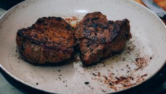 Burnt Steak