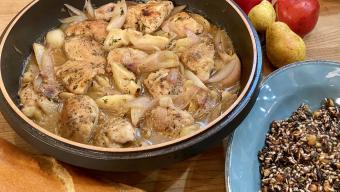 Chicken with Pears and Ginger