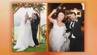 Anne Burrell wedding photos