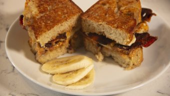 Elvis Banana Bread Sandwich