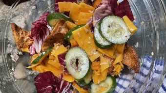 Fattoush Salad with Sumac-Sherry Dressing