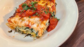 Simple and Simply Delicious Spinach Lasagne with Tomato-Basil Sauce