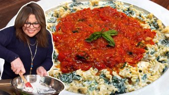 Pasta with Herb Ricotta and Fresh Tomato Sauce | Rachael Ray