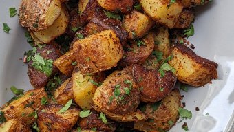 Lebanese-Style Spicy Potatoes with Lemon and Cilantro 