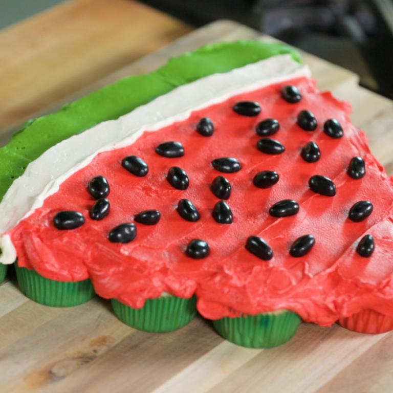 watermelon pull-apart cake
