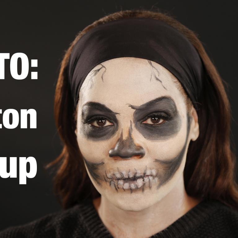 skeleton makeup howto