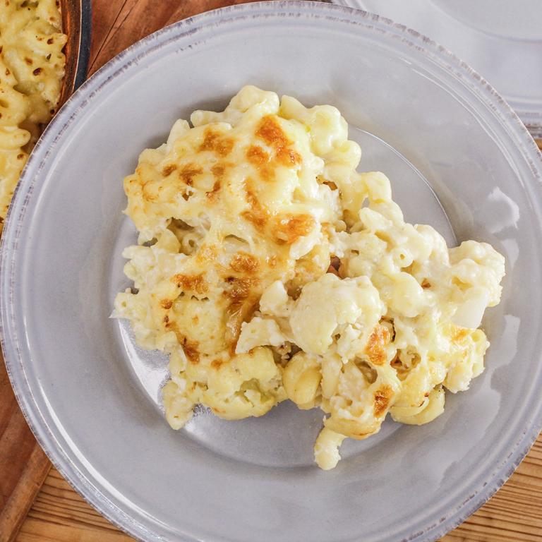 cauliflower mac and cheese