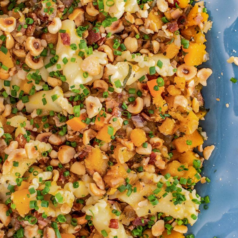 Pasta with Bacon and Butternut