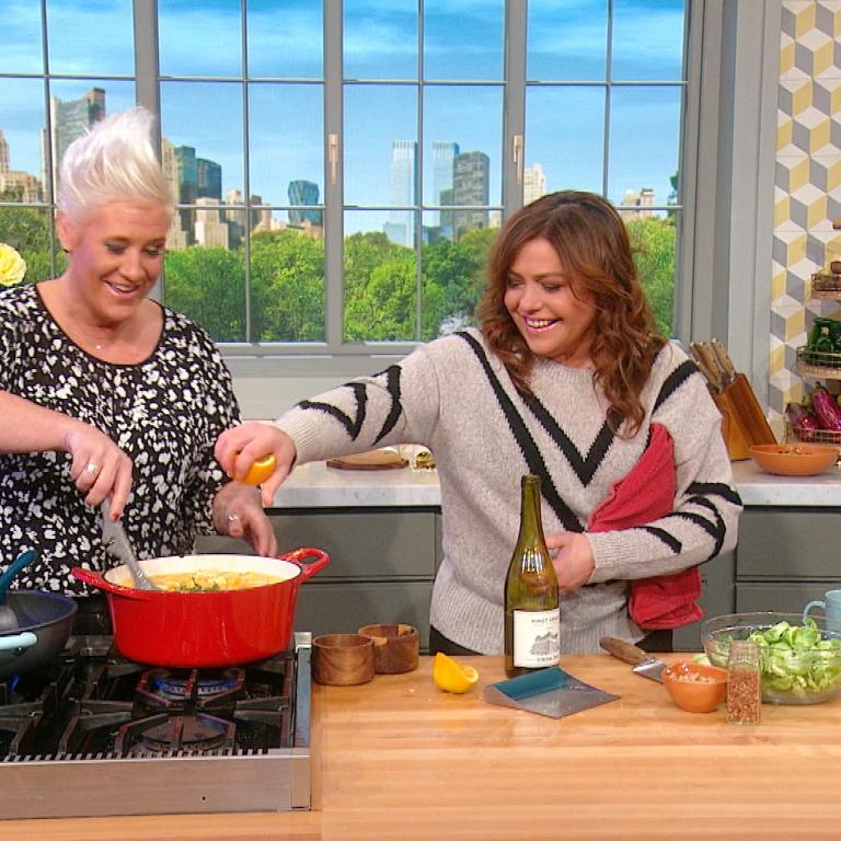 Anne Burrell and Rachael Ray