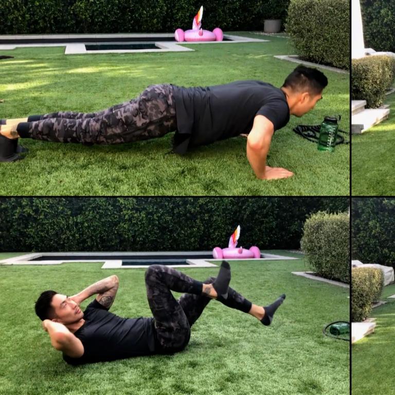 ronnie woo workout