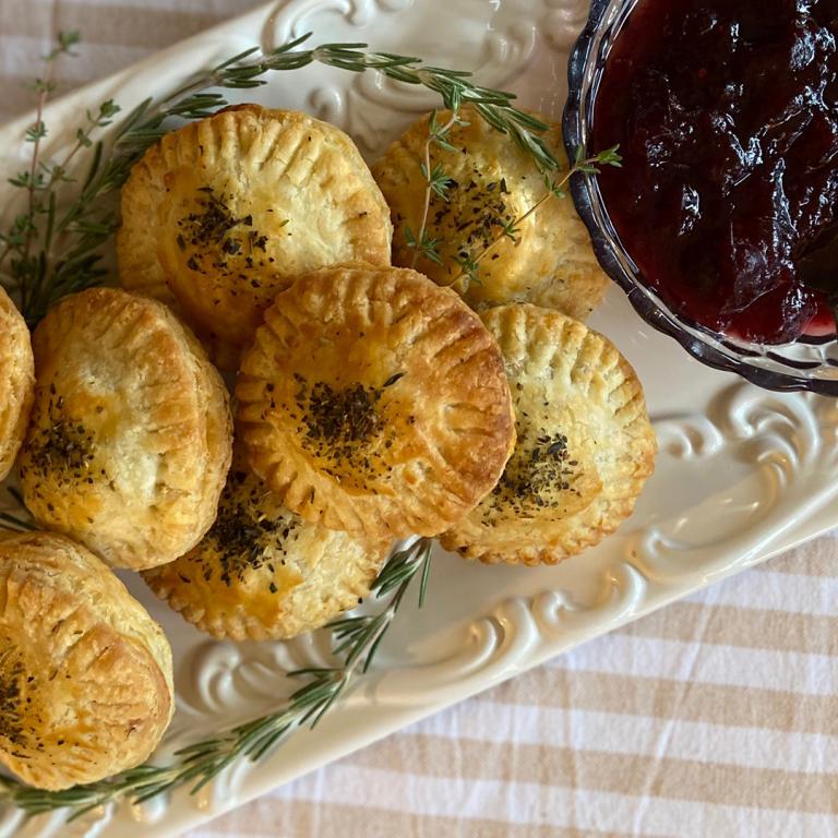 Thanksgiving Hand Pies With Stuffing Filling