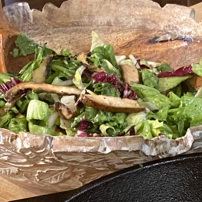 Raw Mushroom & Escarole Salad