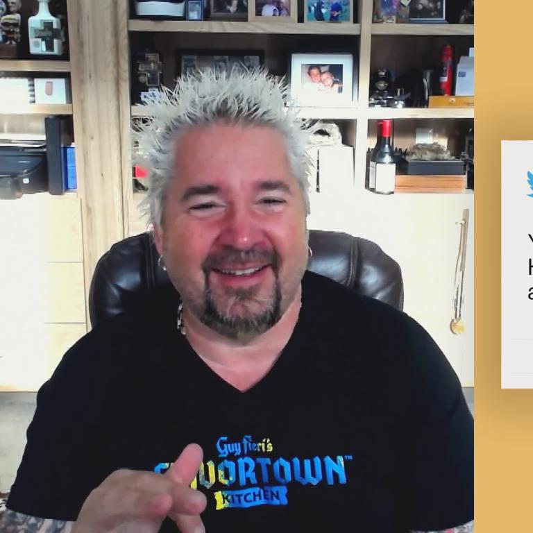 Guy Fieri and Twitter Question