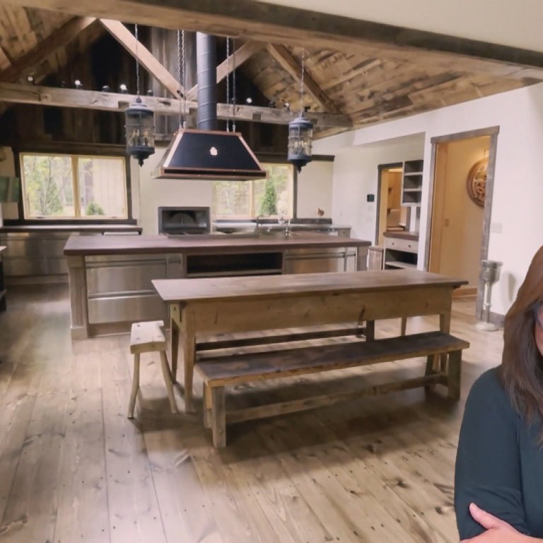 rebuilt kitchen with Rachael Ray