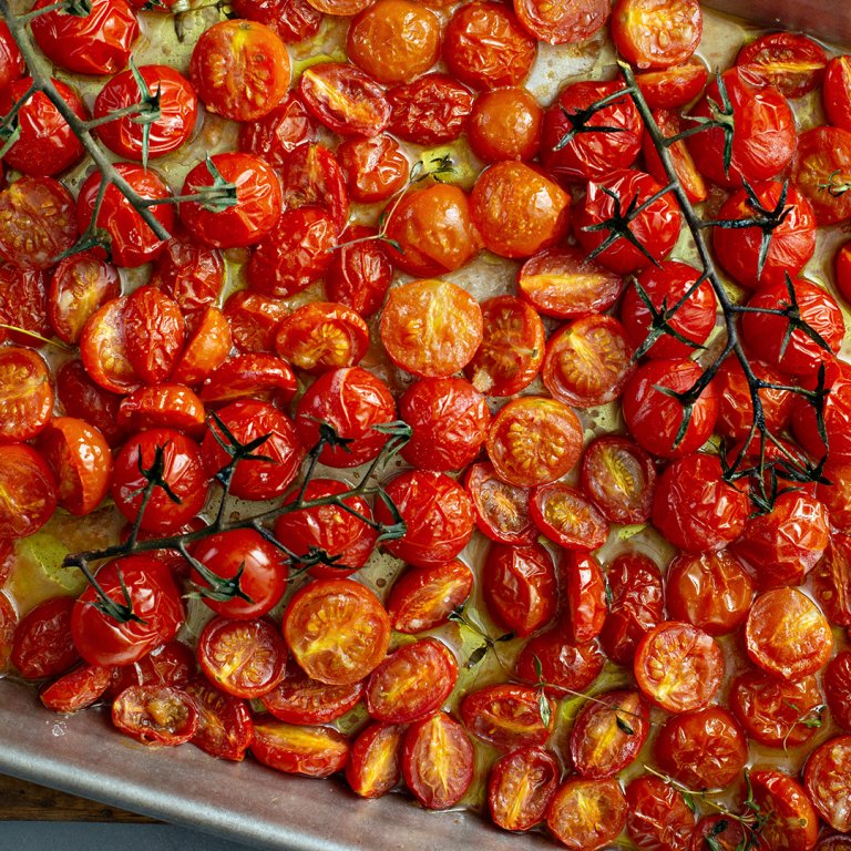 Oven Charred Tomatoes