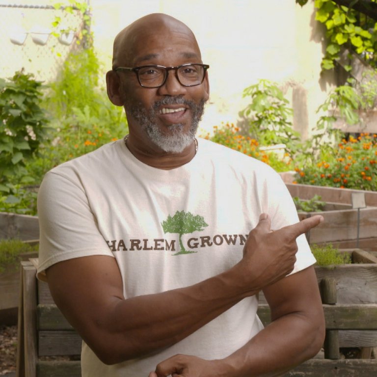 Harlem Grown founder Tony Hillery
