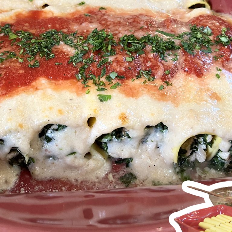 Cannelloni with Chicken and Spinach | Rachael Ray