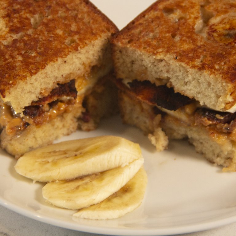 Elvis Banana Bread Sandwich
