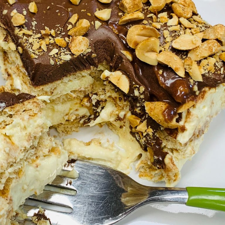 No-Bake Chocolate Peanut Butter Eclair Cake | Jason Smith     