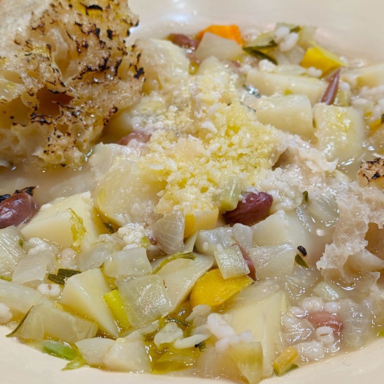 Minestrone with Barley and Beans