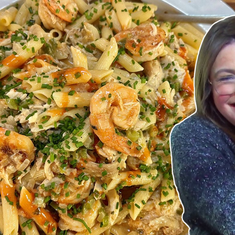 Chicken and Shrimp Penne, Chesapeake Bay Style | Rachael Ray