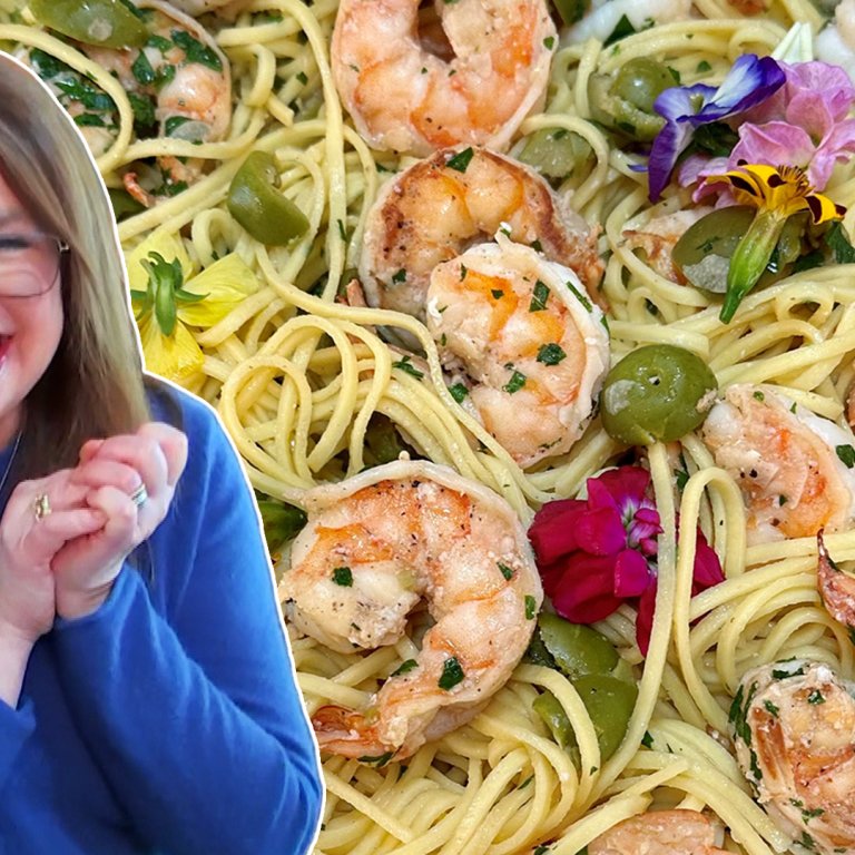 Dirty Martini Shrimp and Linguini | Rachael Ray