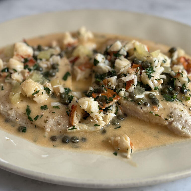 Chicken and Lobster Piccata