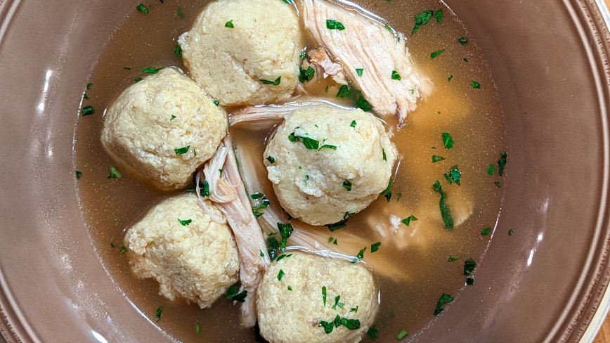 Turkey Soup with Ricotta Dumplings
