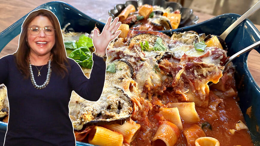 Baked Pasta with Eggplant and Hot Coppa | Casserole Recipe | Rachael Ray