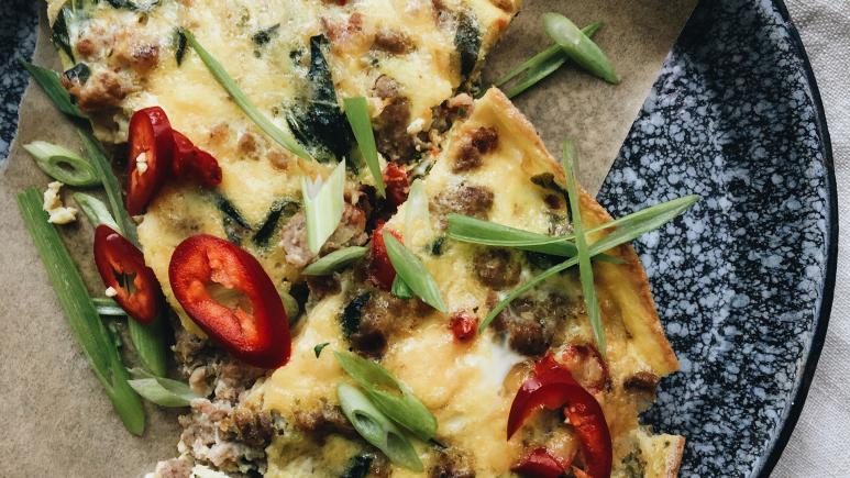 Broccoli and Sausage Frittata