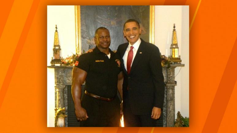 Chef Andre Rush & Barack Obama