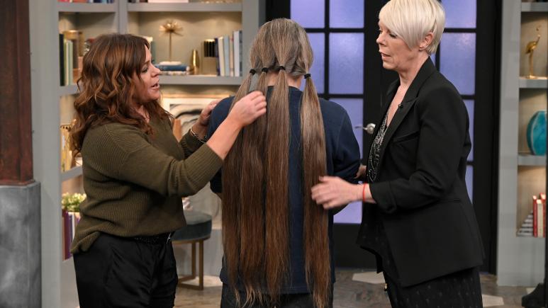 Rachael Ray, Tabatha Coffey and makeover guest