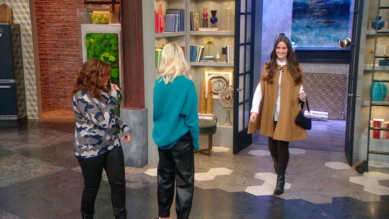 cape coat rachael ray show