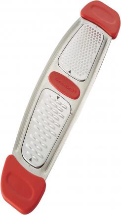 Rachael Ray Multi Stainless Steel Grater, Red