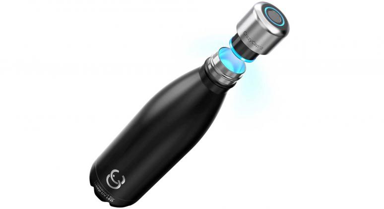 CrazyCap 2.0 UV Water Purifier & Self Cleaning Water Bottle