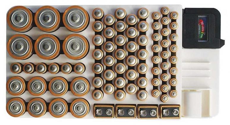 Battery Organizer Storage Case by Range Kleen
